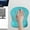 Blue LB, variant on AuroraX Gaming Mouse Pad with Wrist Rest Ergonomic Small Black Office Computer Desk Mat Wrist Support Mouse Pad for Laptop