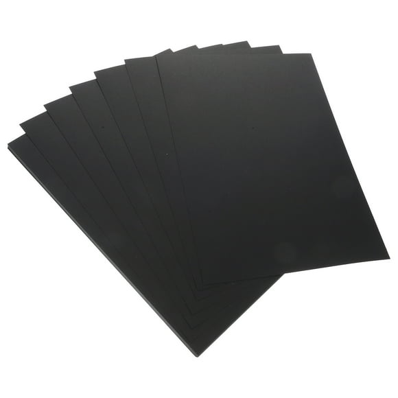 UPOUART Black Colored Craft Paper 100 Sheets for Individual or Group Painting and School Supplies