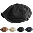 thumbnail image 5 of MESSUEN Fashion Hat Beret Men Newsboy Hats for Men Mens Newsboy Cap Newsboy Cap Newsboy Caps for Men Berets for Men Black One Size, 5 of 9