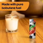 BIC Maxi Pocket Lighters, Special Edition Soccer Series, 50-Count