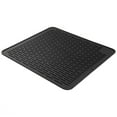 thumbnail image 4 of Comfy Grip Rectangle Black Silicone Dish Drying Mat - 17 3/4" x 15 3/4" - 1 count box, 4 of 9