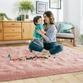 thumbnail image 6 of IR Imperial Rooms Shag Area Rug 2x3ft for Entryway ,Bedroom, Kids Room Soft Fluffy Shaggy Rug Pink, 6 of 11