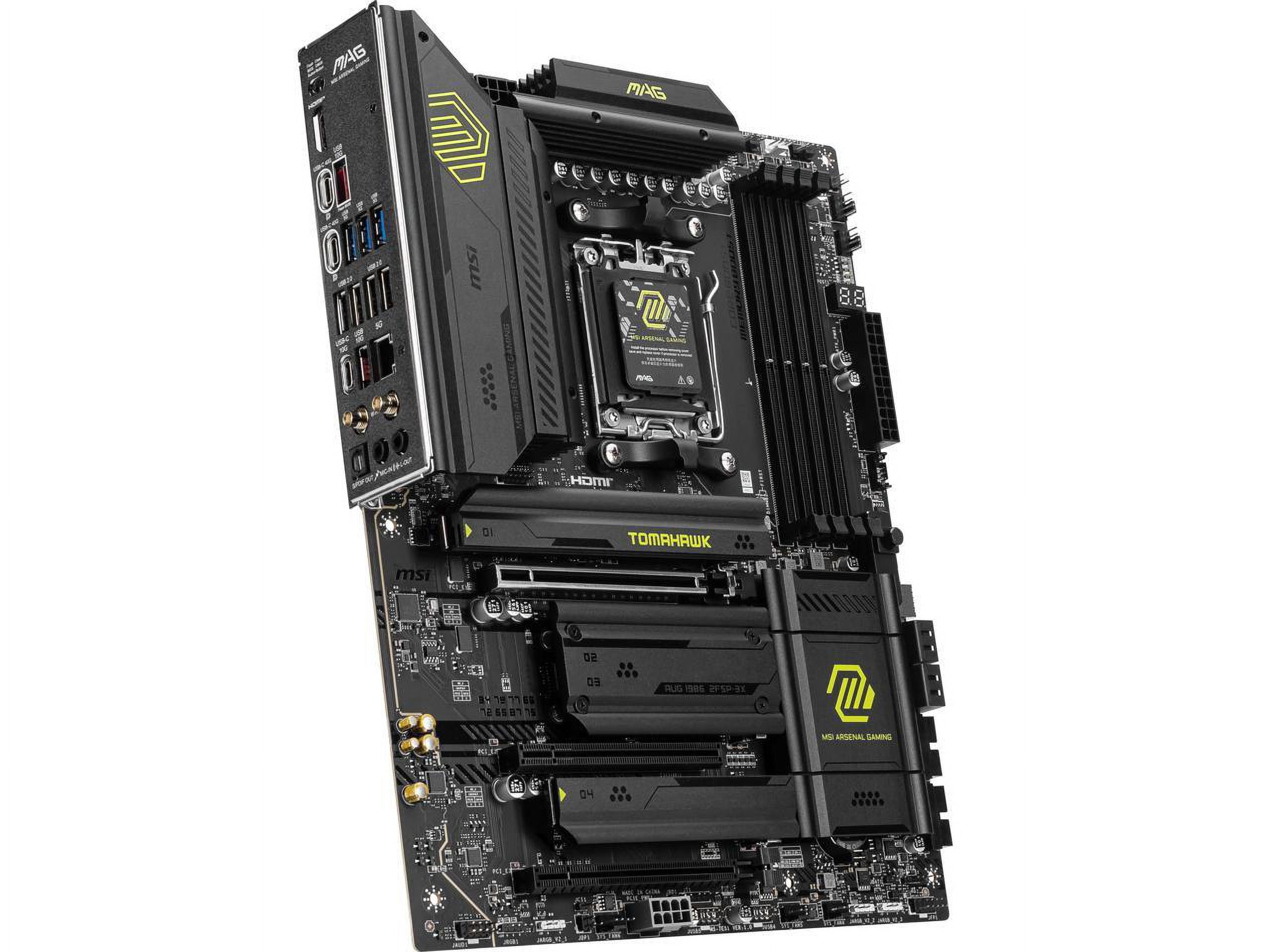 マザーボード MSI MAG X870 TOMAHAWK WIFI+Ryzen 7 7700 MSI MAG X870 TOMAHAWK WIFI AMD Ryzen 9000 Gaming Motherboard - MSI