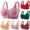 Beige, variant on Woman Color and Steel Summer Womens Dressy Casual Bras Ruffled Breathable Bras