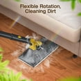 thumbnail image 4 of Cordless Electric Spin Mop with Water Sprayer, Self-Propelled for Hardwood & Tile Floors, Adjustable Handle, 300ml Tank, 2500mAh Battery, Quiet Cleaning, Pink, 4 of 10