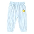 thumbnail image 3 of BXSRUTA Baby Cotton Casual Pants for Toddler Boys Girls Elastic Waist Breathable Loungewear with Cute Cartoon Print, 3 of 8