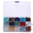thumbnail image 3 of Cuentas de cristal con caja Pendientes multicolores Piedras colgantes Decoraciones de materiales de joyería para principiantes Suministros de trabajo de arte Inevent HA010490-00B, 3 of 7