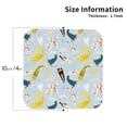 thumbnail image 2 of Vsdgher Japanese Carps Leather Coasters for Drinks, Durable Drink Coasters 4 Set for Tabletop Protection, Luxurious Home Décor and Housewarming Gift ( {designName})Square, 2 of 6