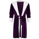 thumbnail image 1 of Batas Prolriy para mujer, bata larga de felpa de invierno, abrigo con mangas, ropa de mujer, bata de baño, ropa de dormir para mujer, bata de mujer morada S, 1 of 2