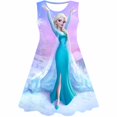 thumbnail image 1 of Disney Frozen 2 Dress Costumes Girls Princess Elsa Dress Ball Gown Birthday Kids Snow Queen Cosplay Carnival Clothing 1-10 Years9T Gao Jinjia LED, 1 of 2
