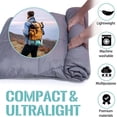 thumbnail image 2 of Outdoor Puffy Camping Blanket,Lightweight Down Alternative Puffy Printed  Blanket, 55"x79" — Water-Resistant, Warm & Fluffy Outdoor Blanket with Carry Bag for Park, Hiking, Camping, Office & Car, 2 of 4