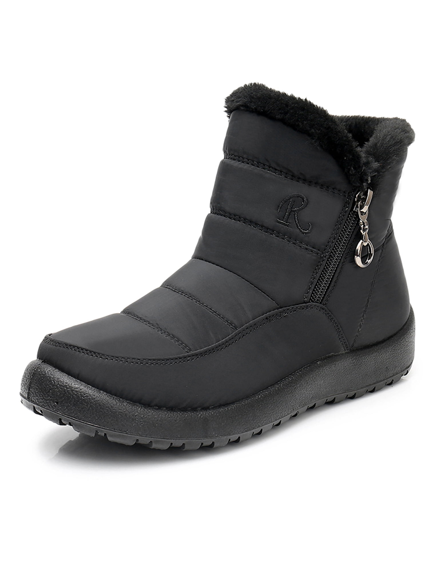 Crocowalk Women Winter Snow Boots Warm Ankle Boots Anti-Slip Waterproof ...