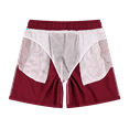 thumbnail image 3 of MADHERO Bathing Suit for Men 5 inch Quick Drying Breathable Beach Shorts with Drawstring Dark Red xl, 3 of 5
