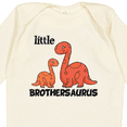 thumbnail image 4 of Inktastic Little Brothersaurus Boys Long Sleeve Baby Bodysuit, 4 of 5