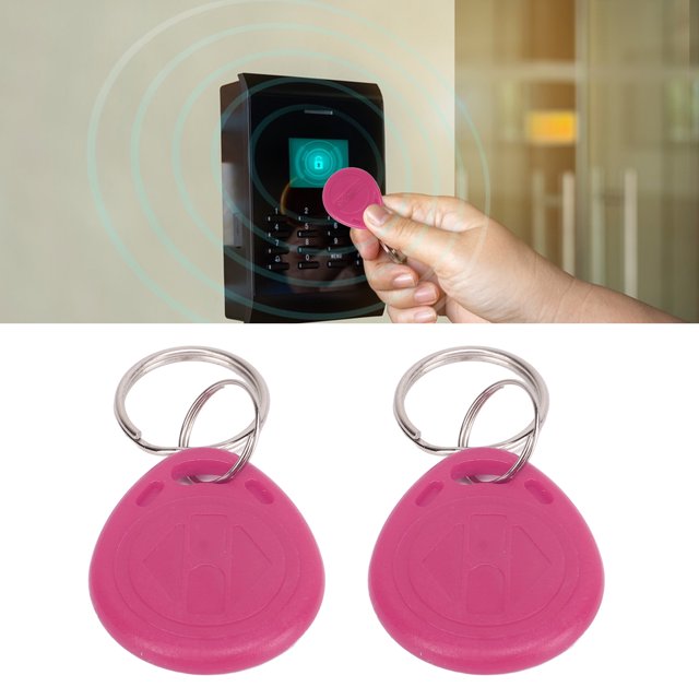 100 Uds RFID Fob 125KHz Etiqueta De Ficha De Tarjeta De Identificación De Inducción Sensible Para De Control De Acceso De Entrada De Puerta, Impermeable, Ligero