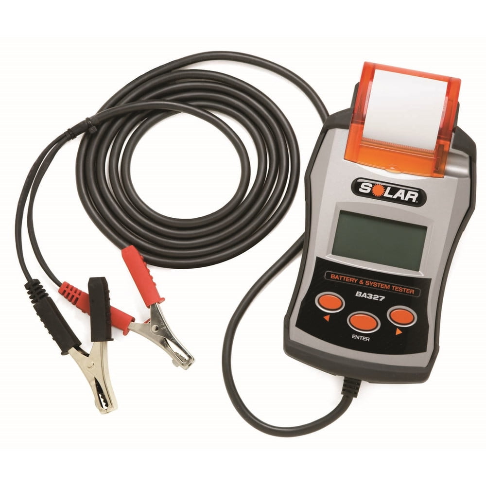 SOLAR BA327 Digital Battery and System Tester with Integrated Printer