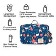 thumbnail image 3 of Bolsa organizadora antideslizante para cochecito de bebé para pañales con bolsillo aislado, 3 of 5