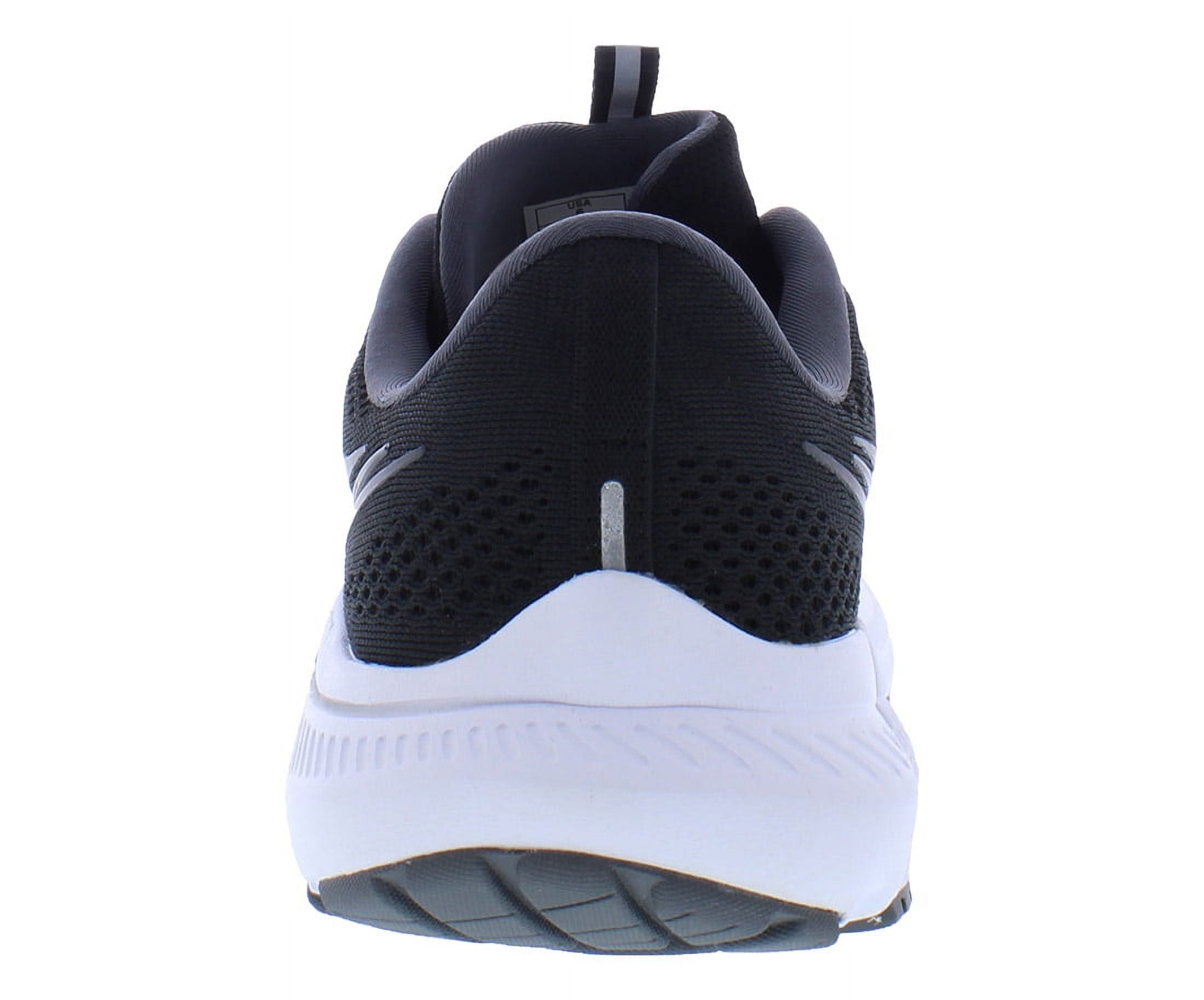 Saucony mens Omni 21 Running Shoe, Black/White, 7.5 US 
