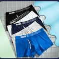 thumbnail image 4 of BSDJILFG Underwear for Men Cotton Briefs Soft Breathable Medium Waist Crotchless Boxer Briefs Seamless Stretch Underpants, 4 of 9