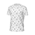 thumbnail image 6 of Wukai Hand Drawn Turtle Print Men's Short-Sleeved Mesh T-Shirt,Quick-Dry Short Sleeve Workout T-Shirt-5X-Large, 6 of 8