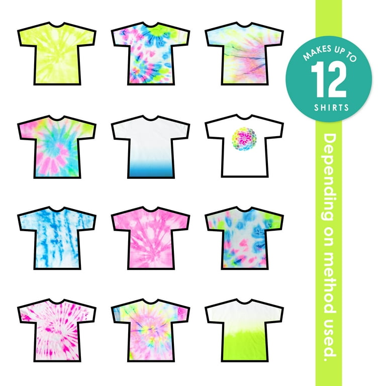 Sei Neon Tie Dye Kit, Craft and Fabric Spray, 3 Colors