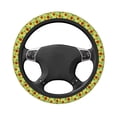 thumbnail image 3 of Daiia Sunflower Leaves Steering Wheel Cover Auto Steering Wheel Covers Breathable Anti-Slip Steering Wheels Car Interior Decor Accessories for Men Women Universal 15 Inch, 3 of 8