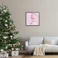 thumbnail image 2 of Lit Holidays Sassy Festive Flamingo Pink Polka Dots Animals & Insects Graphic Art Framed Art Print Wall Art, 2 of 7