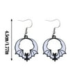 thumbnail image 4 of Earrings Character Funny Dark Bat Pendant Jewelry Halloween Series Alloy Accessories for Occasions, 4 of 5
