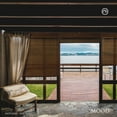 thumbnail image 2 of MOOD Custom Bamboo Shades | RUSTIC | Cordless Designer Natural Woven Wood Roman Shades for Windows | Rustic Walnut (Great Privacy) | 29.5"W X 60"H, 2 of 8