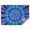 Blue Purple Tie, variant on Colorful Tie Dye Mandala Pattern Rectangle Tablecloth 60"x84",Waterproof Polyester Rectangle Table Cloth, Wipeable Spillproof Polyester Tablecloth for Dining, Camping, Indoor and Outdoor