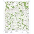 thumbnail image 2 of USGS 20x24 White Modern Wood Framed Museum Art Print Titled - Linwood Mississippi Quad - USGS 1964, 2 of 4