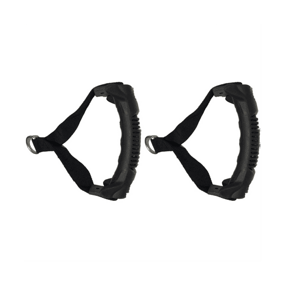 2 Pack Resistance Band Handles Gym Equipment Draw Rope Grips Strength Training Rope Handles 19X14cm