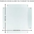 thumbnail image 4 of Vergo Dry Erase Frosted Glass Whiteboard, Wall-Mountable (48" W x 36" H), 4 of 7