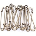 thumbnail image 2 of Safety Pins Large Heavy Duty Safety Pin - 15pcs Blanket Pins 3/4 Inch Stainless Steel Wire Safety Pin Extra Strong & Sturdy Bulk Pins for Blankets, Skirts, Crafts, Kilts (15pcs), 2 of 5