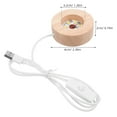 thumbnail image 2 of Raindrops Storage Holder LED Lamp Base Crystal Display Base Assorted Color 1Pcs, 2 of 8