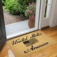 thumbnail image 5 of 4th of July Doormat Memorial Day Decorations Door Mat Outdoor Entrance American Flag Outdoor Mats for Front Door Welcome Mat for Front Door Clearance for Indoor And Outdoor Use 16 x 24 Inch, 5 of 5