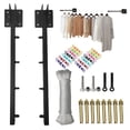 thumbnail image 1 of Tendedero Retractil Pared, Refuerzo Metálico, con 20 Clips y Cuerda de 20M Ajustable Tendedero Abatible, Fácil de Instalar. Tendederos Retractiles Exterior para Exteriores, Balcones y Patios, 1 of 7