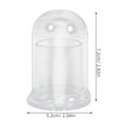 thumbnail image 2 of Luxshiny 10Pcs Clear Acrylic Toothpick Holder Transparent Portable Toothpick Dispenser for Home Office and Travel, 2 of 8