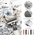 thumbnail image 5 of Round Rugs 3Ft, Grey Eucalyptus Leaves Round Area Rug Washable Indoor Throw Carpet, Farm Wildflowers Country Plants Small Non Slip Circle Rug for Bedroom Living Room Home Decor Aesthetic, 5 of 8