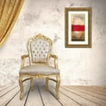 thumbnail image 3 of Becam, Carole 14x24 Gold Ornate Wood Framed with Double Matting Museum Art Print Titled - Lignes rouges I, 3 of 4