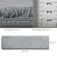 thumbnail image 4 of PURE ERA 8" X 30" Carpet Stair Treads Plush Wooden Steps Rugs Non-Slip Tape Free Self Adhesive (14 Pieces,Gray), 4 of 8