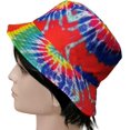 thumbnail image 3 of XINQIHANG Unisex Print Double Side Wear Reversible Bucket Hat, 3 of 5