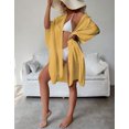 thumbnail image 5 of Swimsuit Cover Up for Women Plus Size Button Up Shirts Chiffon Kimono Cardigan Casual Beach Cover Ups Shermie, 5 of 6