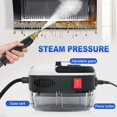 thumbnail image 5 of Car Steam Cleaner,2500W Pressurized Steam Cleaner with 3 Brush Heads, Quickly Generate High-Temperature Pressurized Steam, for Home Car Kitchen, 5 of 7