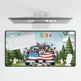 thumbnail image 4 of Happy Easter French Bulldog American Flag Truck Bunny Ears Desk Mat Full Keyboard Mouse Pad Dog Lover Gifts Large Mousepad - 03001, 4 of 5