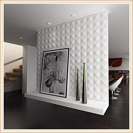 PVC Textured 3D Wall Panels/Decoration Brick Design Wall Decor/Eco Friendly Modern 3D PVC Design/Glue up Interior Wall Décor,4 (Best Modern Interior Design)