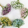 thumbnail image 6 of Clearance! Ynlkorvg Simulated Pendant Artificial 7Pcs Babys Breath Artificial Flowers for Decoration Gypsophila Bouquet for Flower Arrangement Light Home Decor Pink, 6 of 9