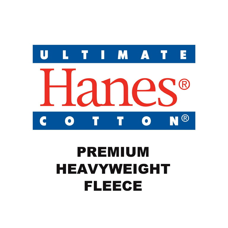 Hanes Men's and Big Men's Ultimate Cotton Heavyweight Fleece Hoodie, up to  Size 3XL