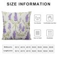 thumbnail image 5 of ONETECH  Watercolor Lavender Flower Throw Pillow Covers Decorative Pillowcases Soft Cushion Covers for Sofa Couch Bed Home Decor, 5 of 5