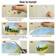 thumbnail image 5 of Kits de Fieltro de 2 Agujas, Kit BáSico de Fieltro de Aguja, Suministros de Fieltro de Lana con Instrucciones, Almohadillas de Fieltro de Aguja, Agujas de Fieltro, W350+W406, 5 of 7